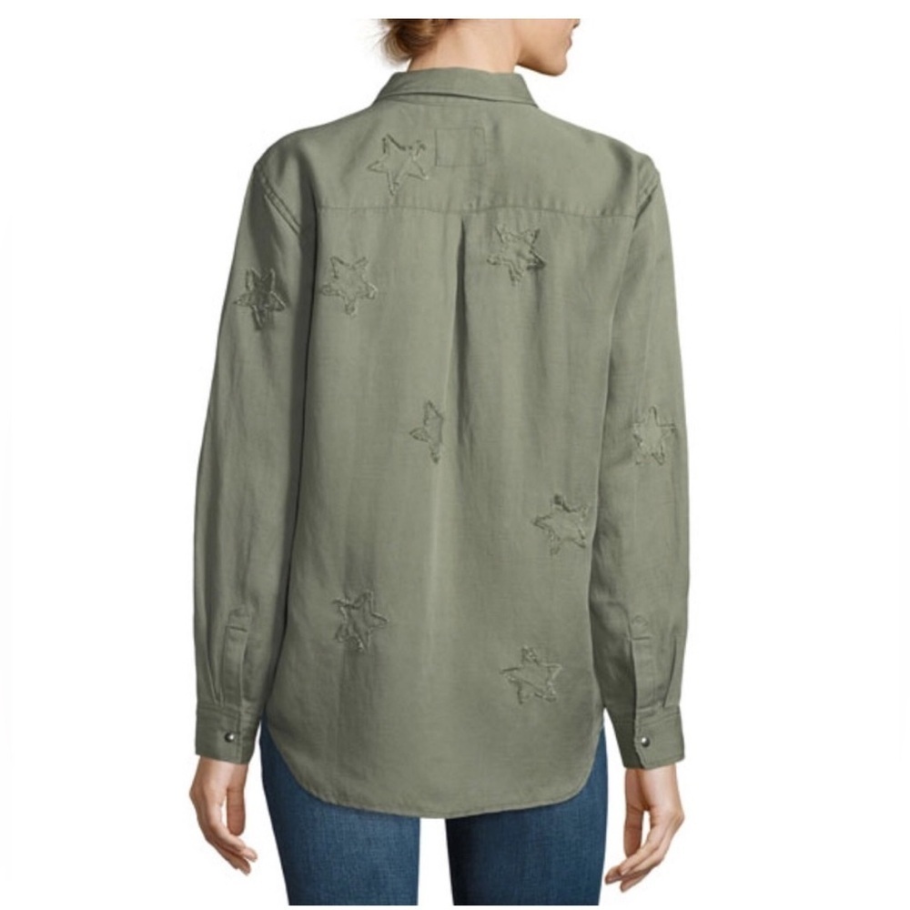 Rails Marcel Button Up embroidered stars shirt S - Picture 4 of 10